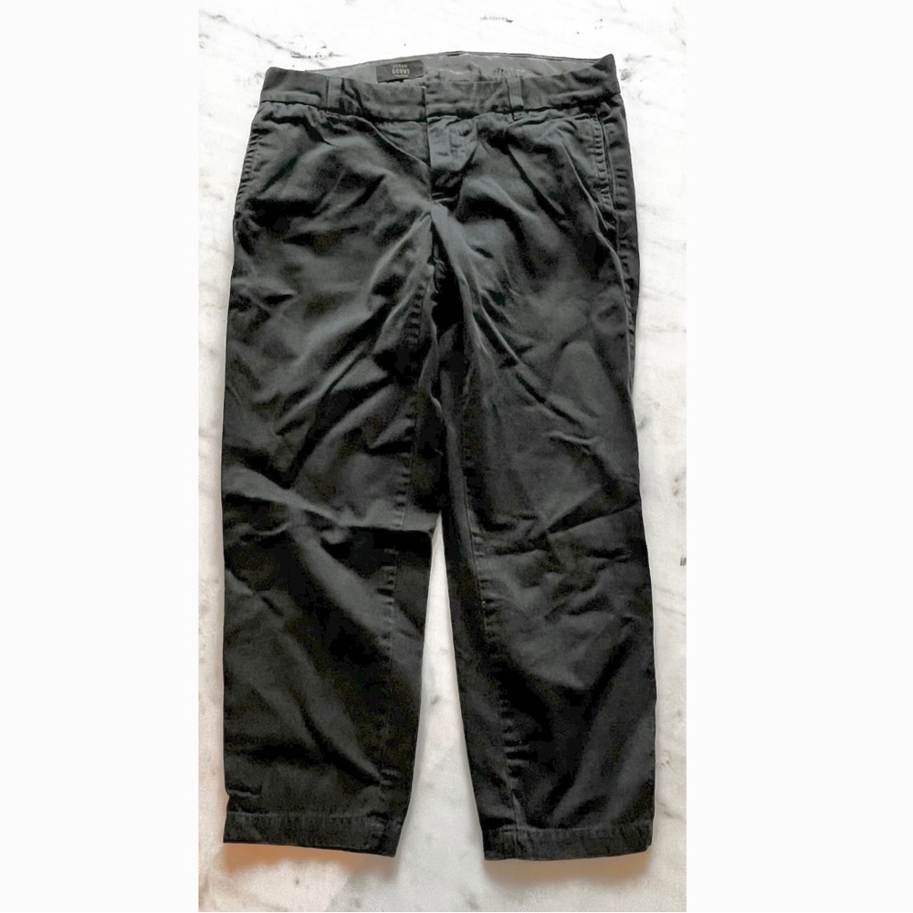 J CREW SCOUT CROPPED NAVY BLUE CHINOS - Picture 3 of 9